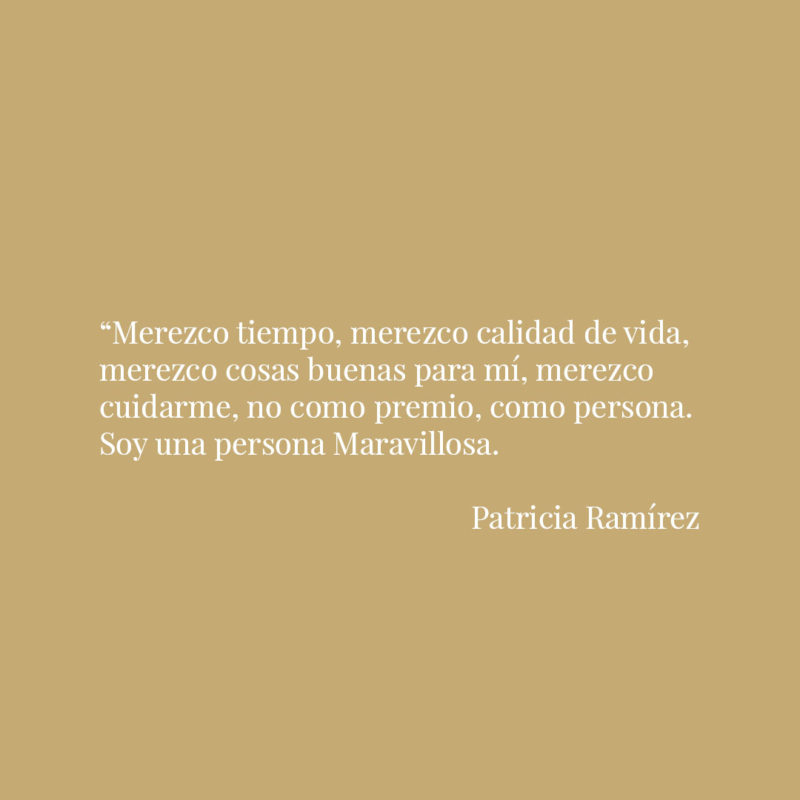 Frase Patricia Ramírez