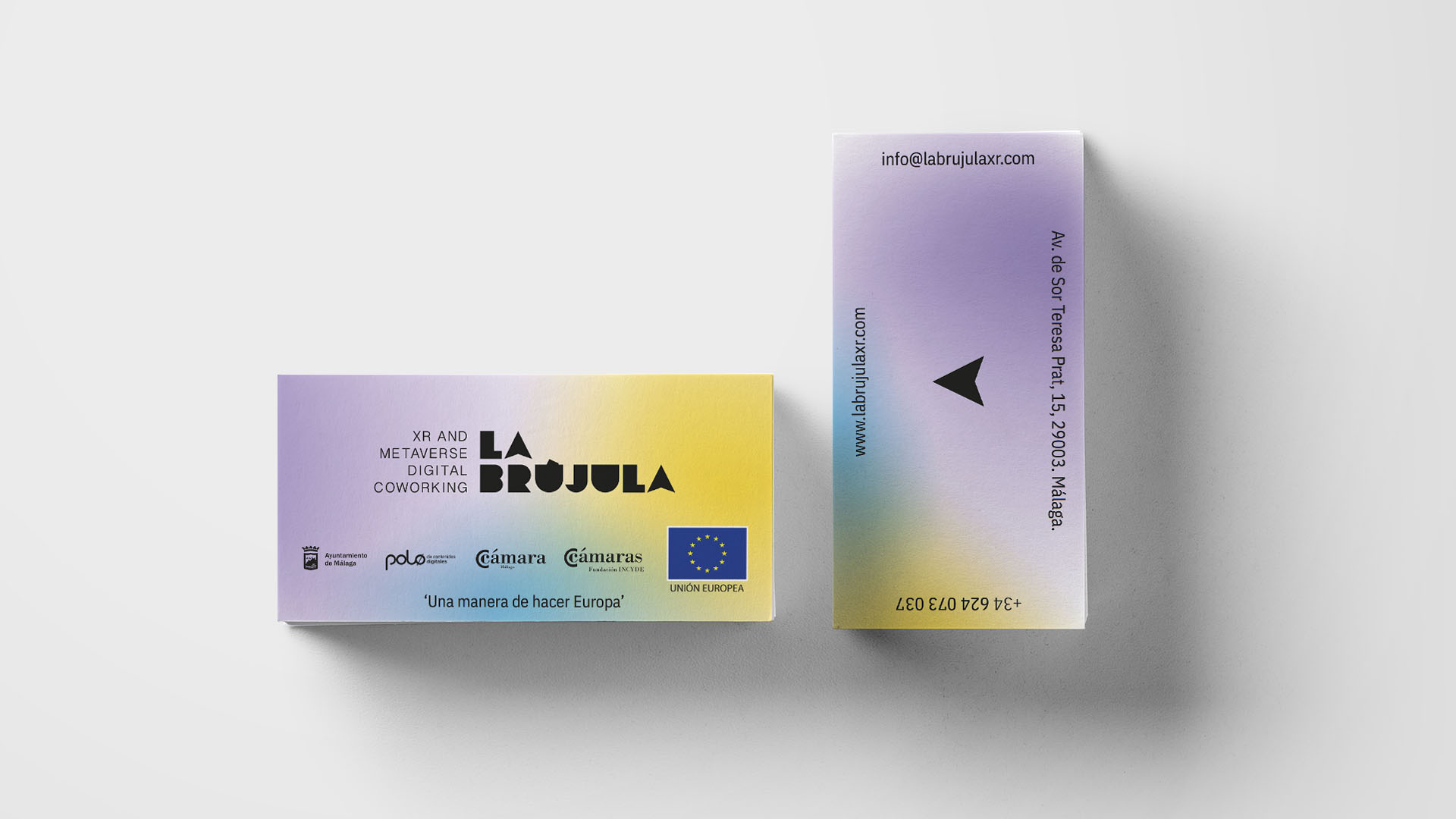 Tarjetas de visita de La Brújula