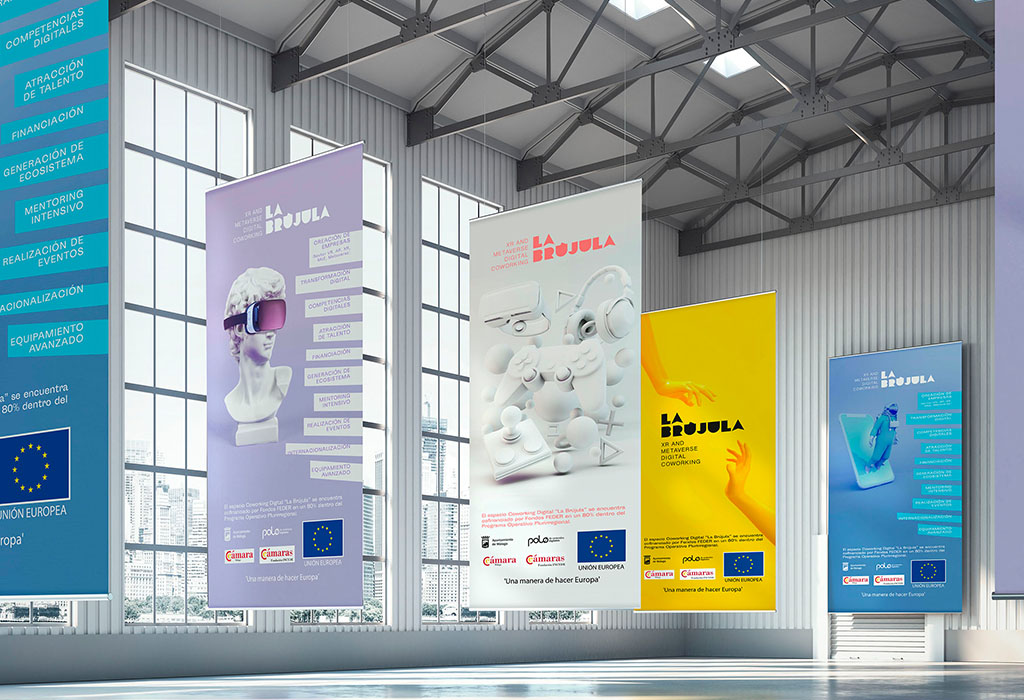Roll-up expositor de La Brújula