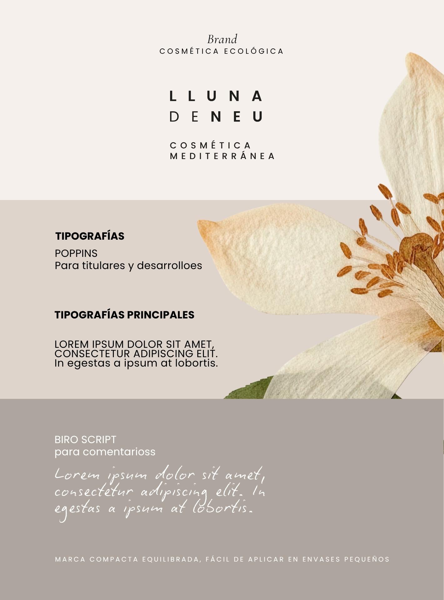 Aplicación de marca de Lluna de Neu