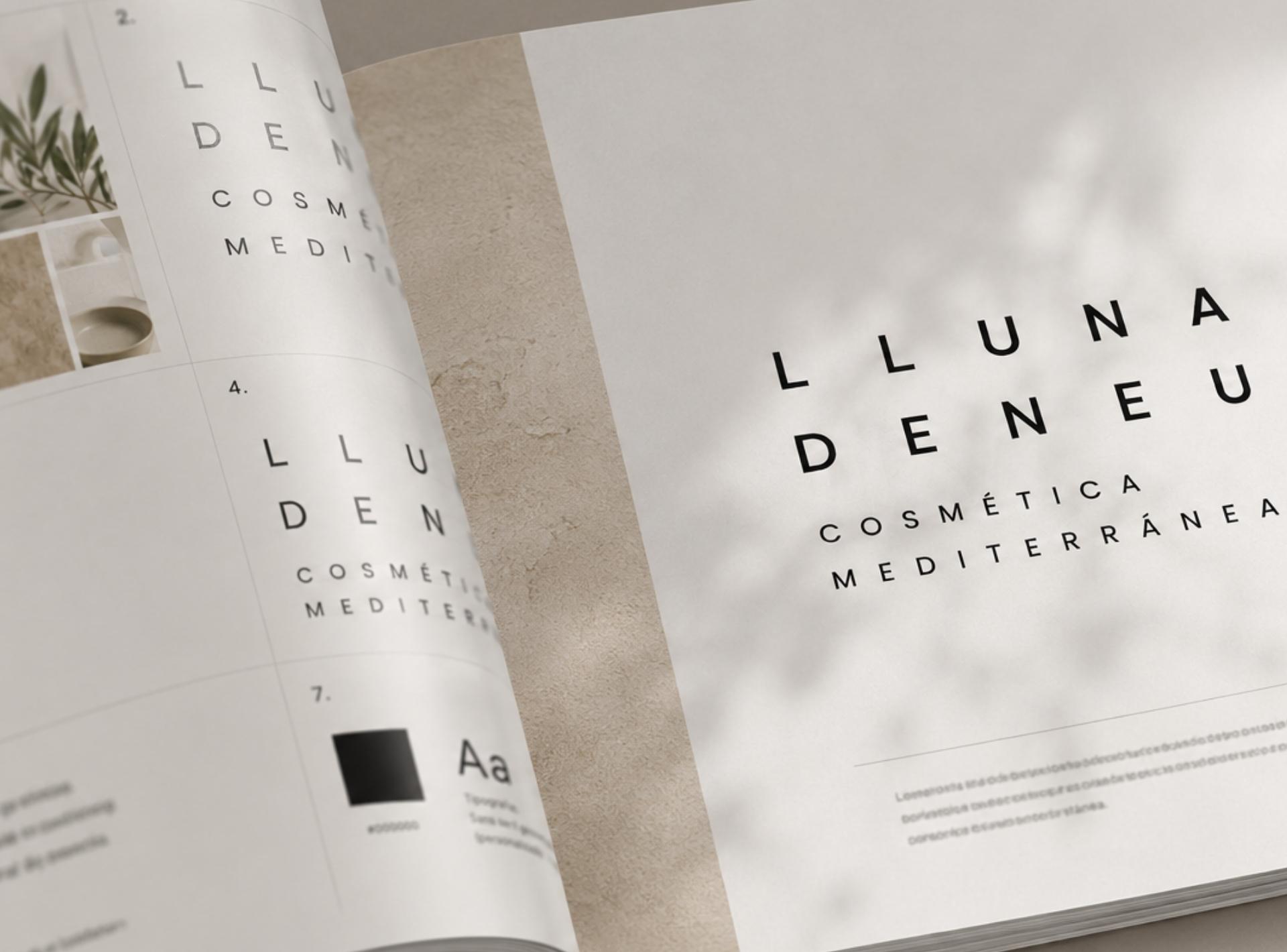 Diseño gráfico del proyecto Lluna de Neu