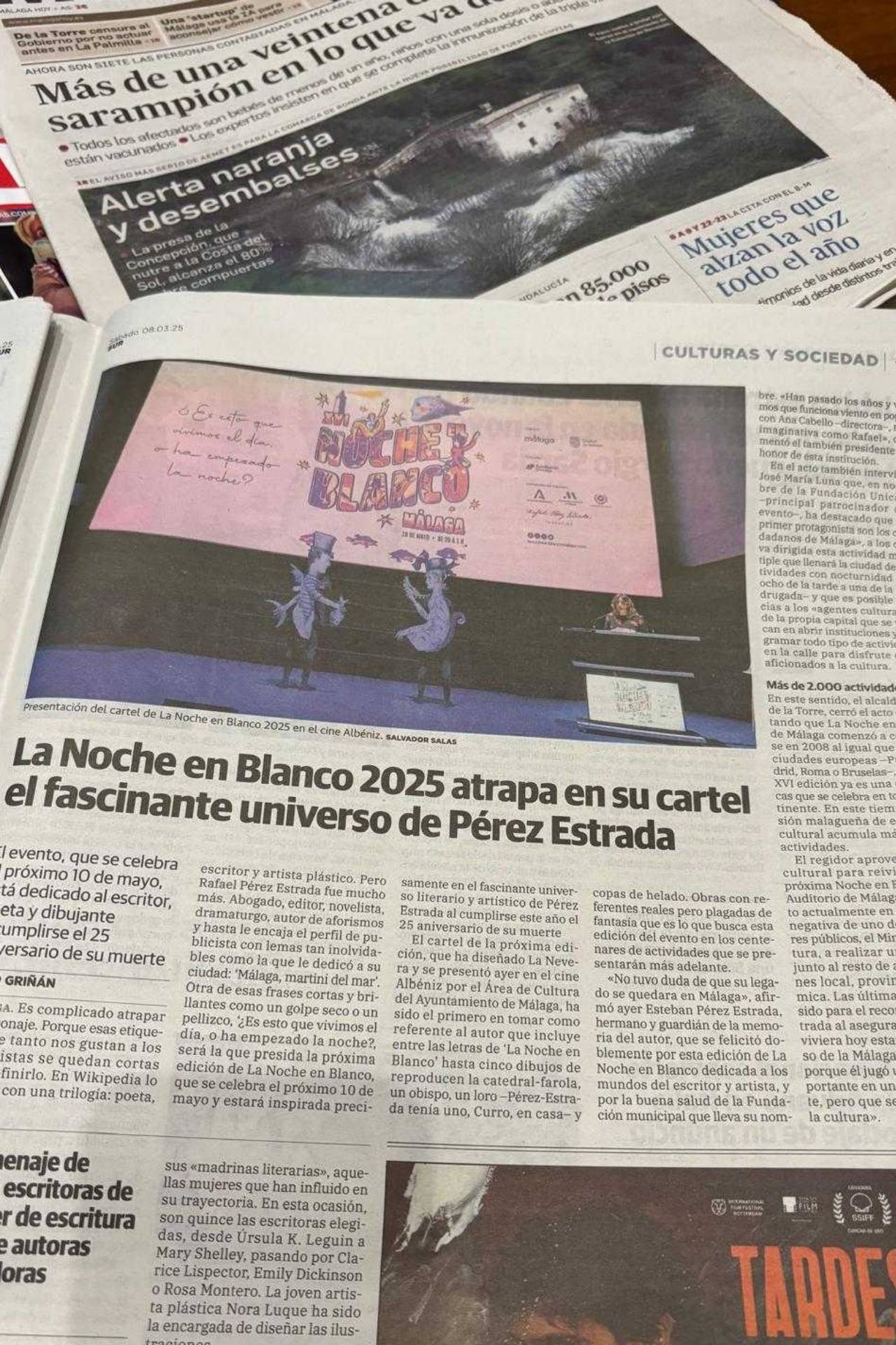 Material del evento La Noche en Blanco 2025